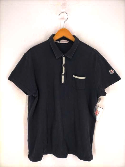 MONCLER(モンクレール) slim fit パイピング ポロシャツ メンズ トップス