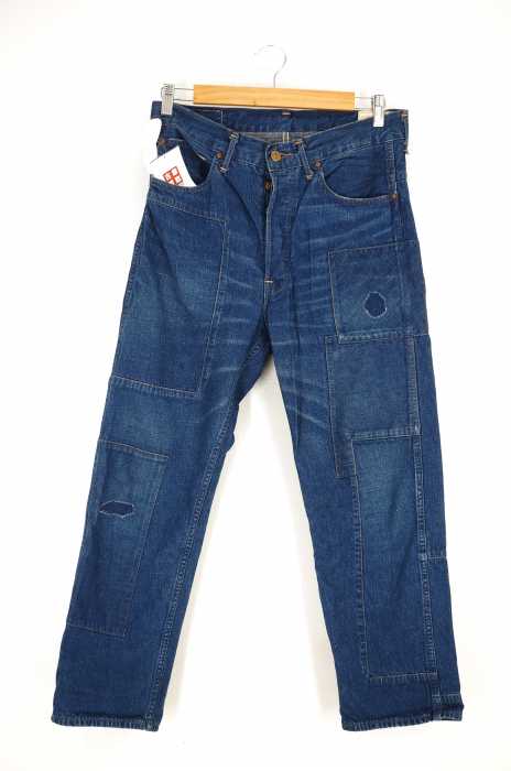 orslow × BEAMS (オアスロウ × ビームス) 別注 パッチワークデニムパンツ メンズ パンツ