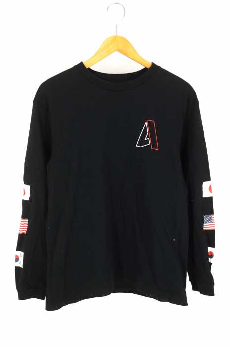 ATMOS LAB（アトモス ラボ） FLAG LS TEE WHITE メンズ トップス
