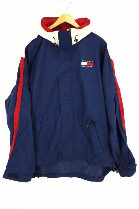 TOMMY HILFIGER (トミーヒルフィガー) 90S ジップアップナイロンジャケット メンズ アウター