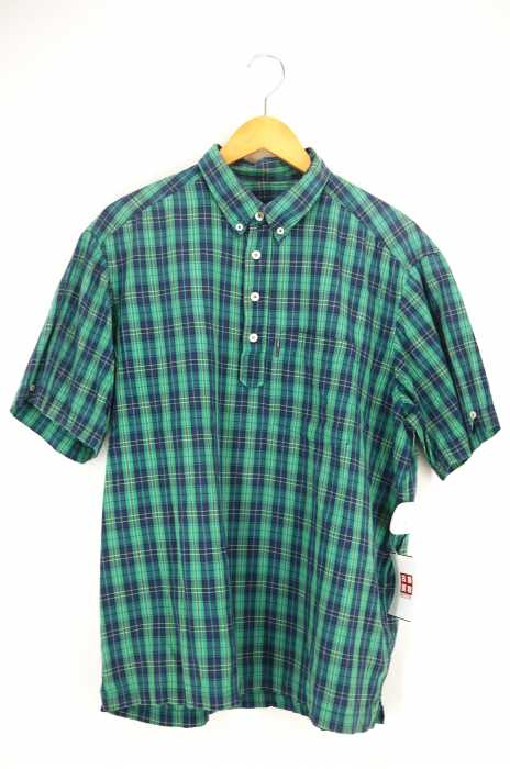 STUSSY （ステューシー） 90S USA製 チェック柄半袖プルオーバーシャツ メンズ トップス