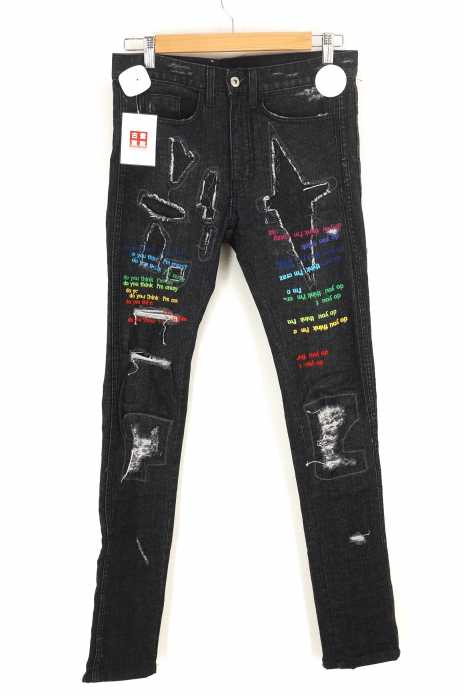 Bravado（ブラヴァド） Do You Think I’m Crazy Rainbow Embroidered Jeans メンズ パンツ