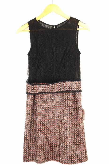 RED VALENTINO  (レッドヴァレンティノ) レース切替ノースリーブワンピース レディース ワンピース