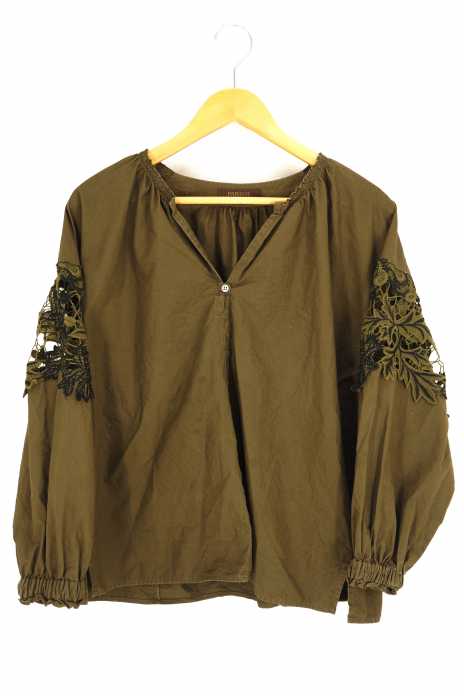 PARIGOT(パリゴ) 花レース ブラウス レディース トップス