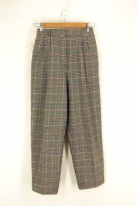 SUBURBAN PETITES(フメイ) USA製 千鳥格子ウールパンツ レディース パンツ