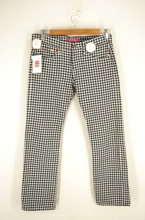 JUNYA WATANABE COMME des GARCONS MAN PINK （ジュンヤワタナベコムデギャルソンマンピンク） AD2002 千鳥格子柄 スラックスパンツ レディース パンツ