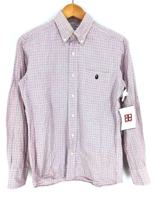 A BATHING APE（アベイシングエイプ） チェック柄ボタンダウンシャツ メンズ トップス