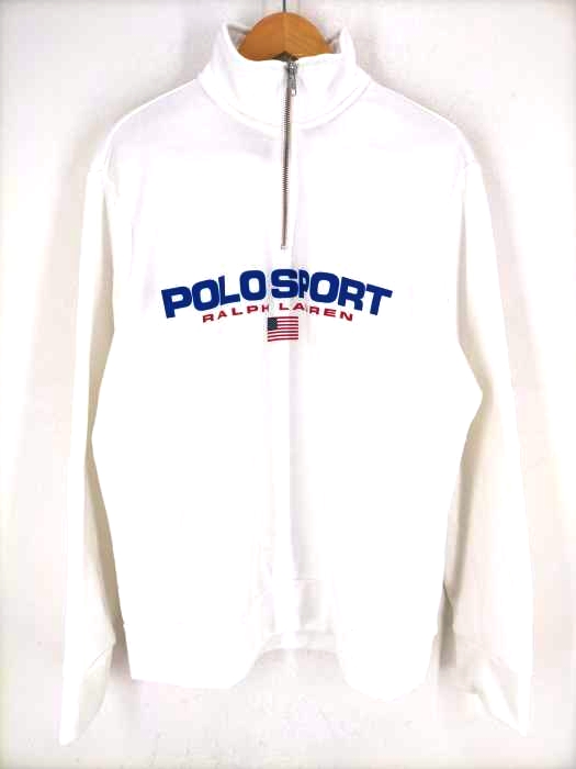 POLO SPORT RALPH LAUREN（ポロスポーツラルフローレン） プリントハーフジップスウェット メンズ トップス