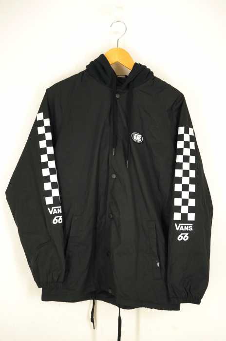 VANS （バンズ ） 袖チェッカープリントフーデットコーチジャケット メンズ アウター