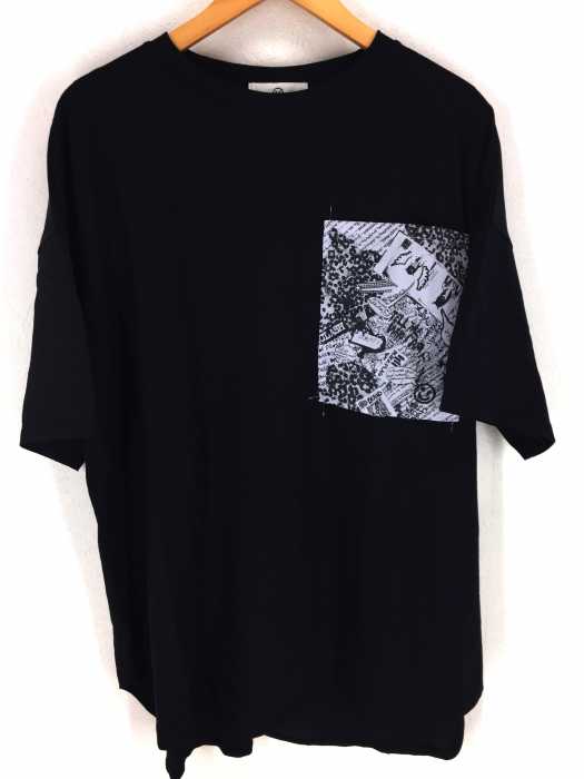 WORLD WIDE LOVE（ワールドワイドラブ） 異素材切替BIGポケットTシャツ レディース トップス