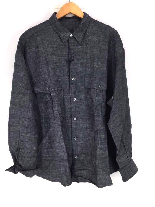 PORTER CLASSIC(ポータークラシック) ROLL UP BAMBOO LINEN SHIRT メンズ トップス