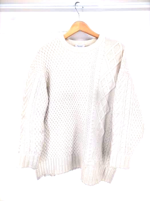 BEAUTY&YOUTH UNITED ARROWS（ビューティーアンドユースユナイテッドアローズ） パッチケーブルクルーネックニット レディース トップス