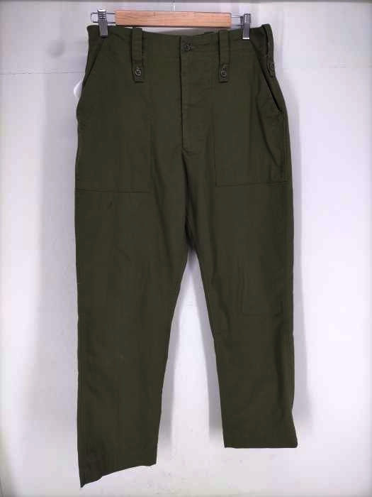 USED古着(ユーズドフルギ) {{BIBLIOTHERK}} TRACK TROUSERS domestic  メンズ JPN：S 【中古】【ブランド古着バズストア】 USED古着（ユーズドフルギ） trousers man ミリタリーパンツ メンズ