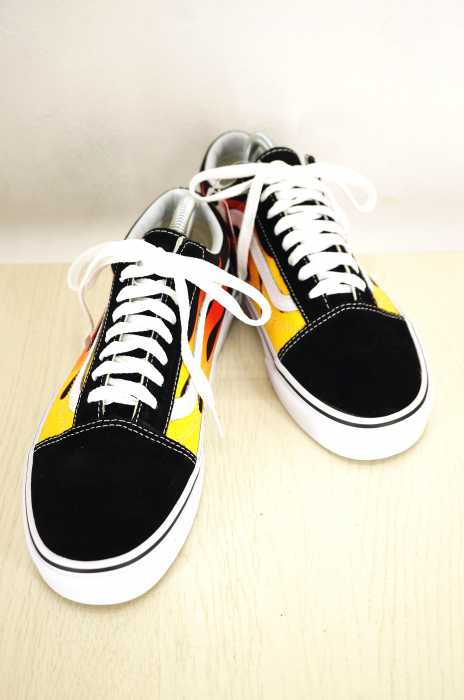 VANS （バンズ ） OLDSCHOOL FLAME ファイヤーパターン スニーカー メンズ シューズ