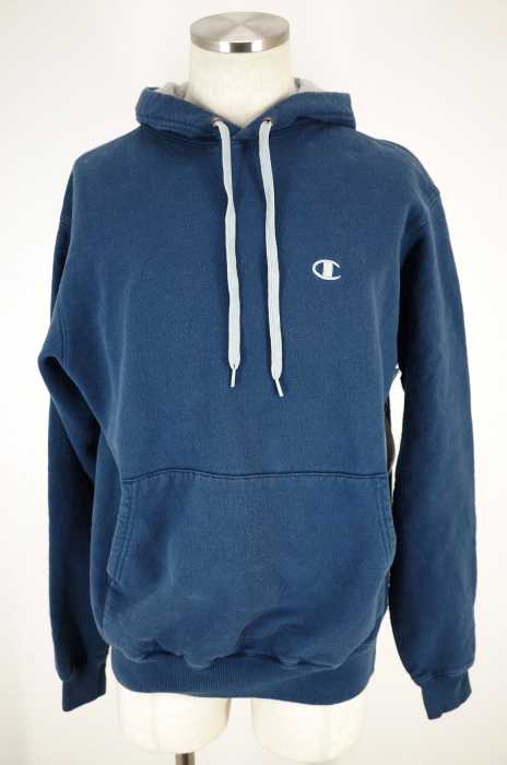 Champion (チャンピオン) ワンポイント刺繍プルオーバーパーカー メンズ トップス