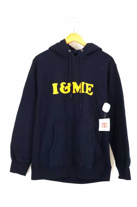 I&ME （アイアンドミー） フロッキープリントプルオーバーパーカー メンズ トップス