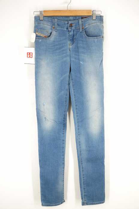 DIESEL (ディーゼル) スキニースウェットデニムパンツ レディース パンツ