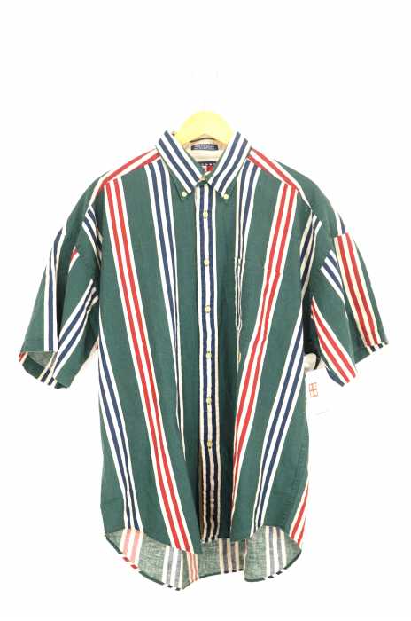 TOMMY HILFIGER (トミーヒルフィガー) S/S ストライプBDシャツ メンズ トップス