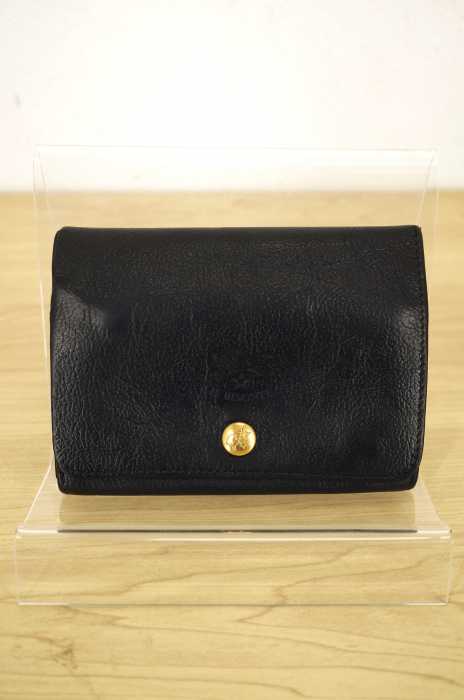 IL BISONTE(イルビゾンテ) 二つ折りレザー財布 メンズ 財布・ケース