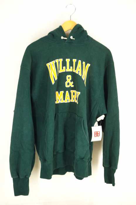 USED古着  （ユーズドフルギ） WILLIAM&MARY プリントプルオーバーパーカー メンズ トップス