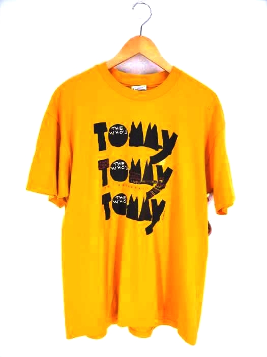 USED古着(ユーズドフルギ) HanesボディTHE WHO TOMMY バンドTシャツ メンズ トップス
