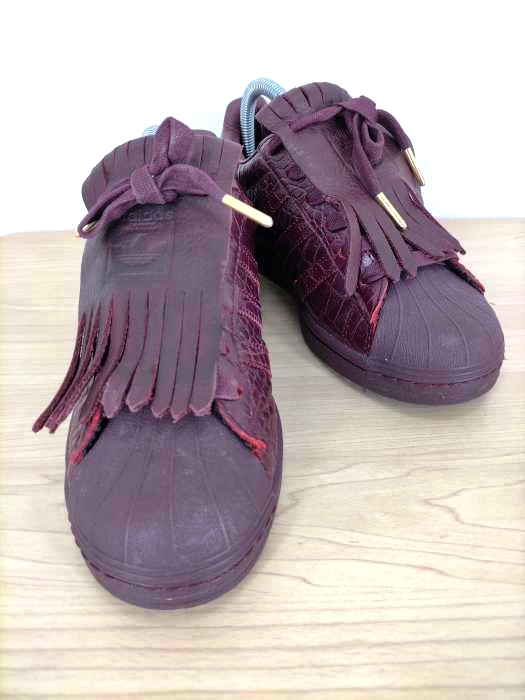 adidas Originals（アディダスオリジナルス） Superstar Fringe Maroon レディース シューズ