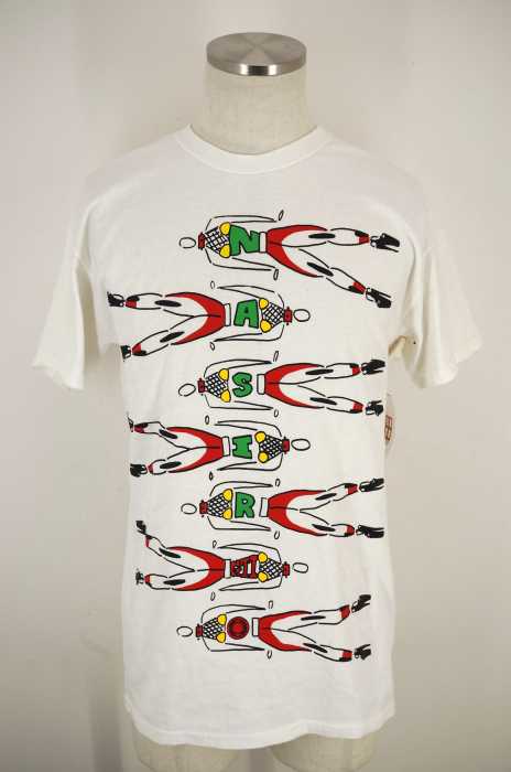 NASIR MAZHAR(ナジールマザー) プリント半袖Tシャツ メンズ トップス