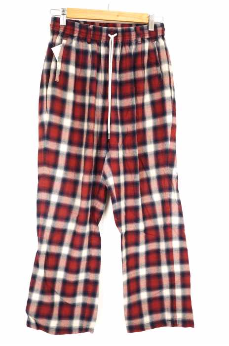 LEGENDA （レジェンダ） BRUSHED OMBRE CHECK ワイドパンツ メンズ パンツ