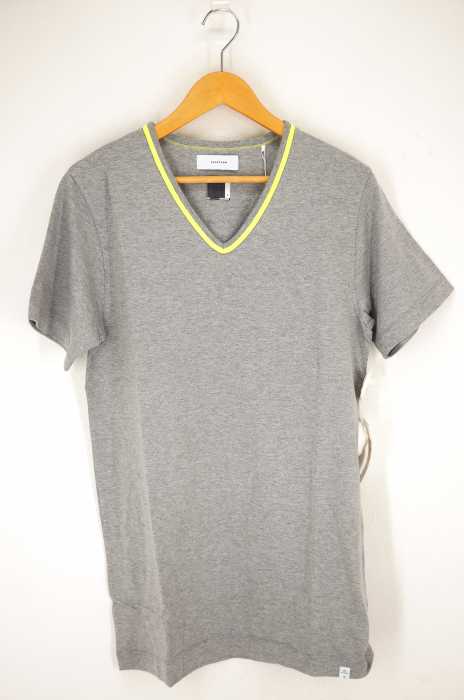 FACETASM （ファセッタズム） 蛍光ラインVネックTシャツ メンズ トップス