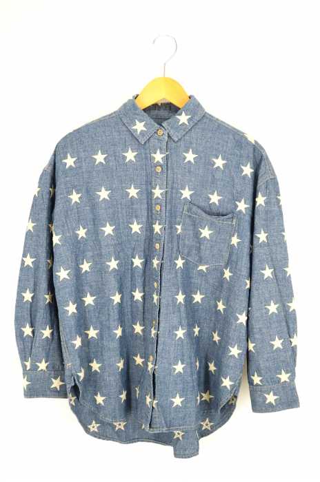 moussy (マウジー) STAR DENIM SHIRT レディース トップス