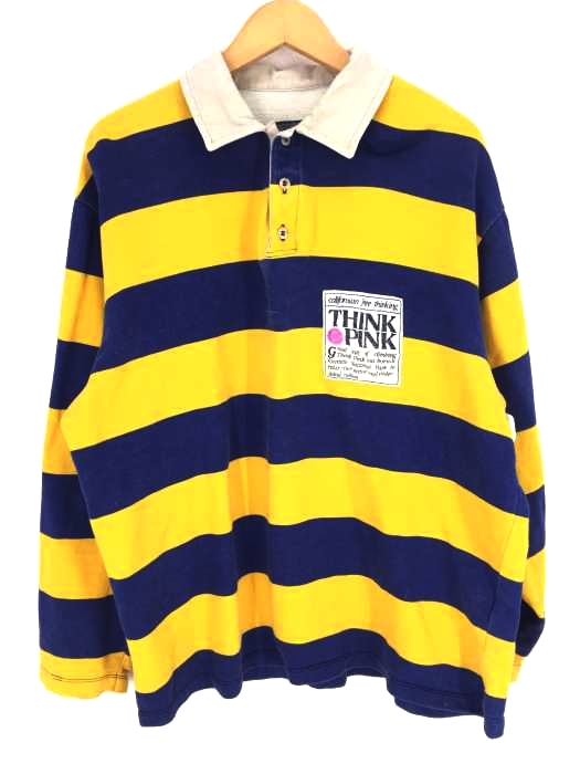 THINK PINK（） ボーダーラガーシャツ メンズ トップス