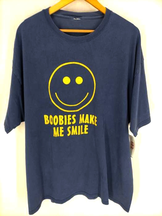 USED古着(ユーズドフルギ) スマイルプリントTシャツ メンズ トップス