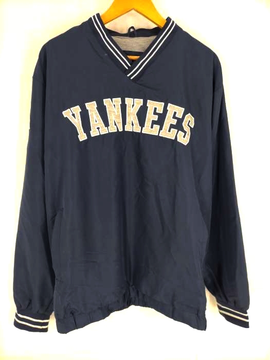 GENUINE MERCHANDISE（フルギ） SPORTS BY CARL BANKS YANKEES ピステ ナイロンプルオーバー メンズ トップス