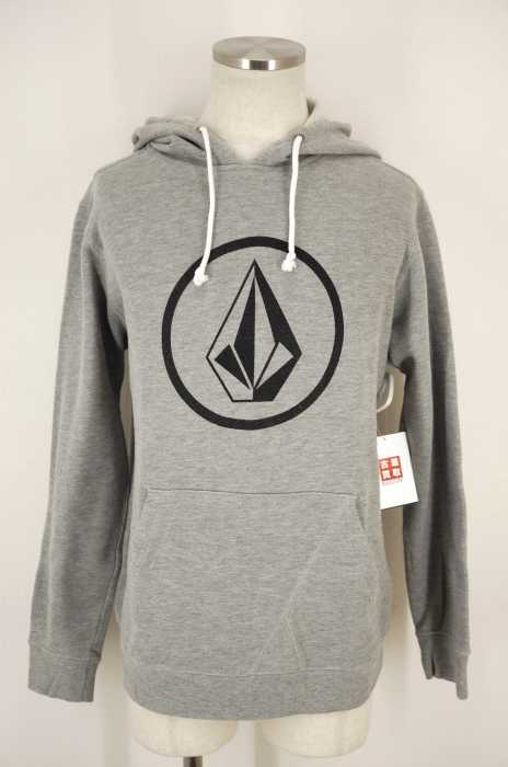 VOLCOM（ヴォルコム） 裏起毛フロントロゴプルオーバーパーカー メンズ トップス