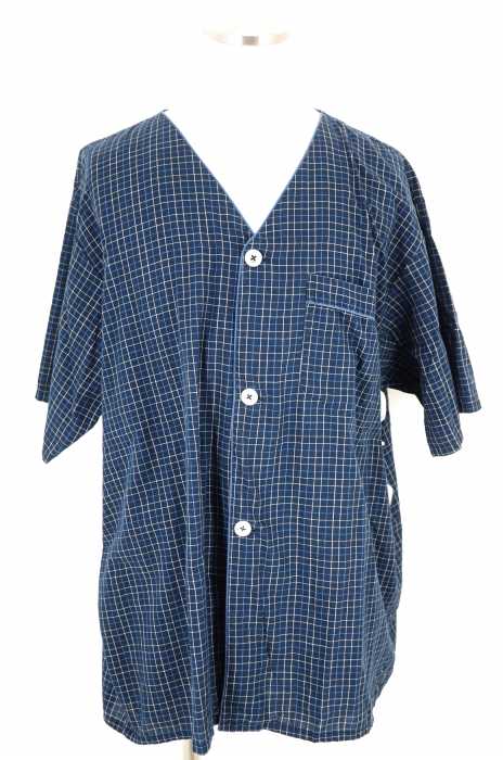 USED (ブランド不明) KNIGHT BRIDGE ノーカラーシャツ メンズ トップス