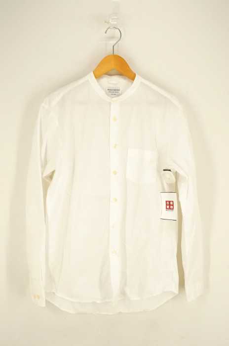 MANUAL ALPHABET （マニュアルアルファベット） LOOSE FIT BAND COLLAR shirt メンズ トップス