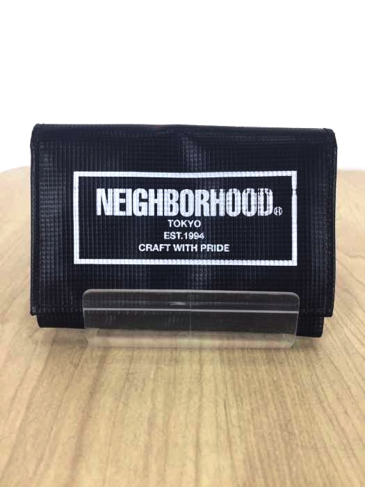 NEIGHBORHOOD(ネイバーフッド) ogo-Print PVC Tarpaulin Wallet メンズ 財布・ケース