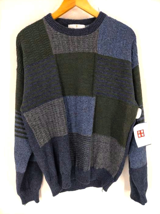 BILL BLASS（ビルブラス） パッチワークニットトップス メンズ トップス
