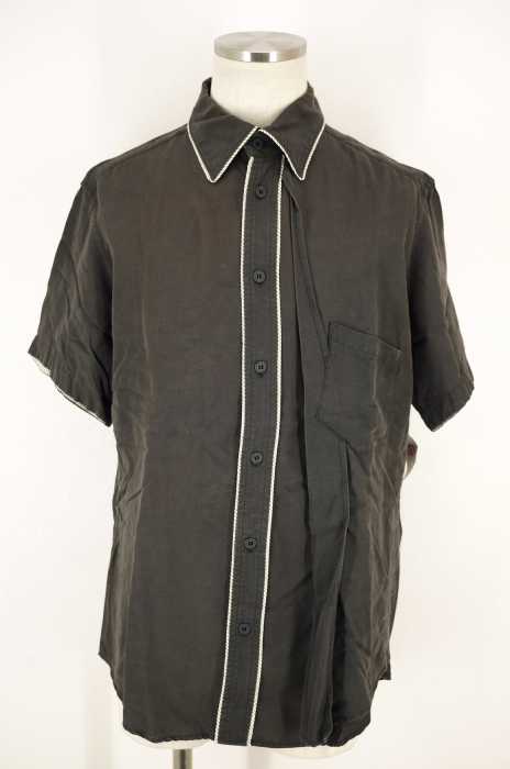 Yohji Yamamoto(ヨウジヤマモト) 半袖レーヨンシャツ メンズ トップス