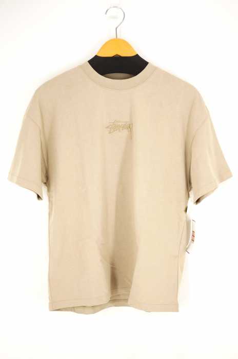 STUSSY (ステューシー) フロントロゴ刺繍Tシャツ メンズ トップス