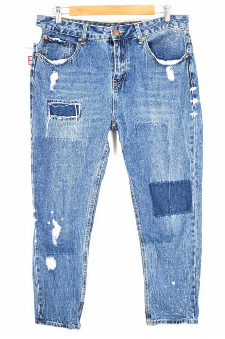 COTTON ON （コットンオン） 加工デニムパンツ メンズ パンツ