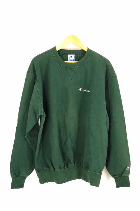 Champion (チャンピオン) 90S 胸ロゴ刺繍スウェット メンズ トップス