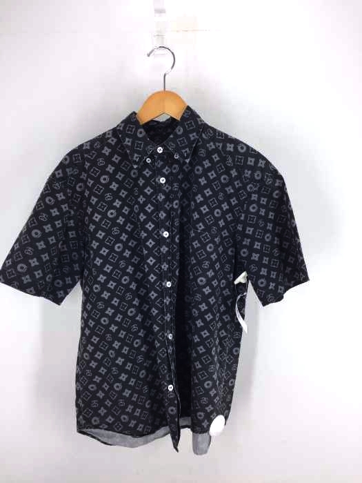 Stussy（ステューシー） 90年代 半袖ボタンダウンシャツ モノグラム メンズ トップス