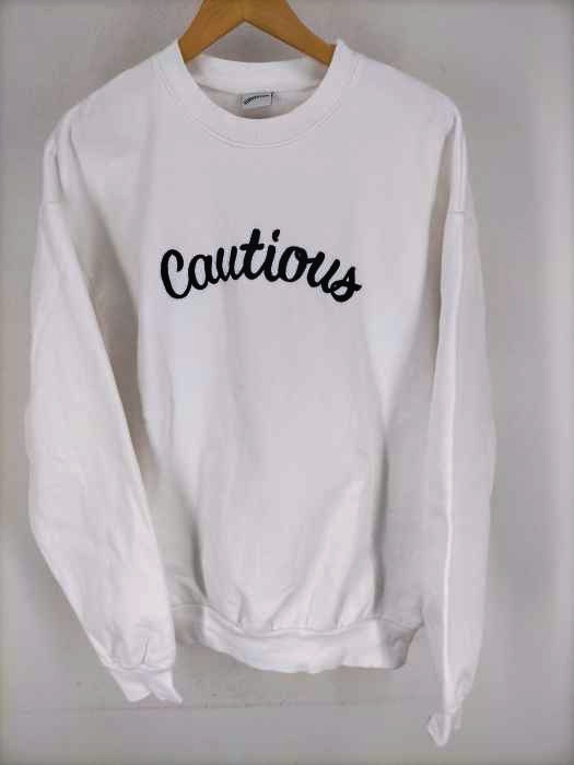 cautious（コーシャス） ロゴ刺繍トレーナー メンズ トップス