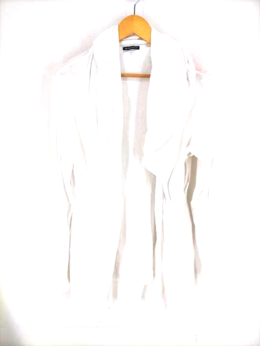 ANN DEMEULEMEESTER （アンドゥムルメステール） ボタンレスコットンカーディガン レディース トップス