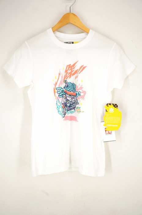 VANS （バンズ ） ART COLLECTION CAT プリントTシャツ レディース トップス