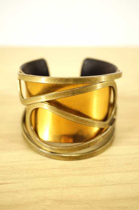 USED古着  （ユーズドフルギ） 金メッキブレスレット レディース アクセサリー