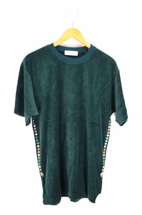 TOGA VIRILIS（トーガビリリース） スタッズベロアT-shirt メンズ トップス