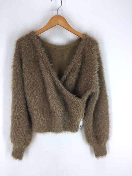 MOUSSY（マウジー） フェイクファー ニットセーター レディース トップス