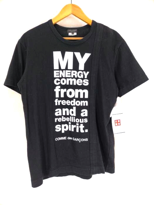 COMME des GARCONS HOMME PLUS（コムデギャルソンオムプリュス） MY ENERGY PRINT TEE メンズ トップス